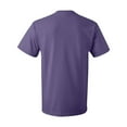 thumbnail image 3 of Couver HD Cotton Short Sleeve T-Shirt , Purple , 3X-Large, 3 of 4