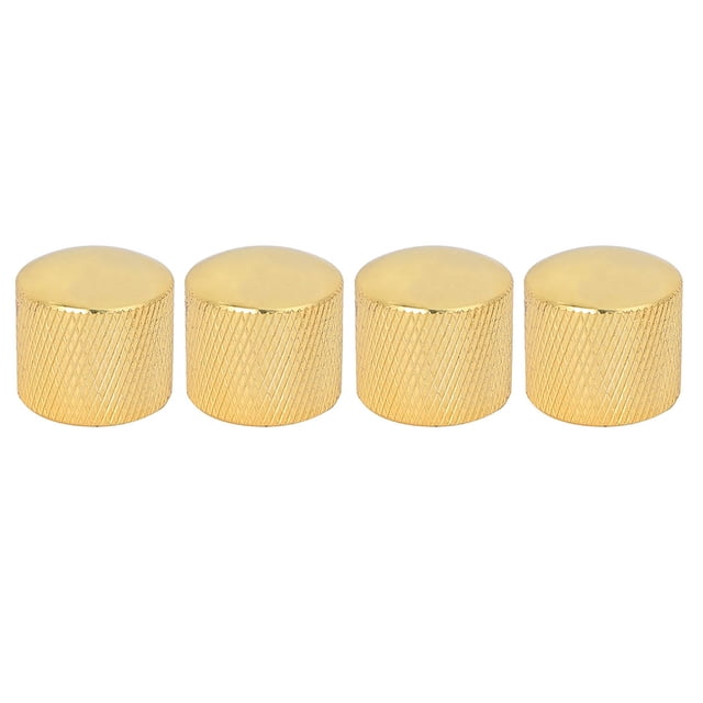 Cúpula de bajo, 4 piezas Perilla de bajo de guitarra de cúpula duradera Perilla de tono Ultra sensible