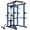Black+Blue#06, variant on Weight Rack Multi-functional Power Cage,Home Adjustable Pullup Squat Rack 1000Lbs Capacity Comprehensive Fitness Barbell Rack,Barbell Rack