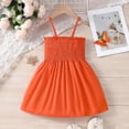thumbnail image 5 of Toddler Little Girls Sleeveless Boho Dresses Spaghetti Strap Sun Dress Size 1-8T, 5 of 6