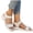 White, variant on OWUUcdse Comfort Sandals for Women, Non-slip Holiday Open Toe Strappy Summer Shoes Black Size 36