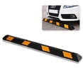 thumbnail image 5 of Zone Tech Large Heavy Duty Rubber Parking Curb – 72” Car Garage Wheel Stopper Professional Grade Parking w/Yellow Reflective Tape for Car, Truck, Trailer and RV 10 - Packs, 5 of 6