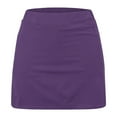thumbnail image 4 of GigrtiJin 2-13 Years Toddler Girls Skort Solid Color High Waist Running Skirt Casual Sport Skirt for Children, 4 of 6