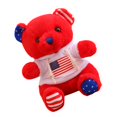 thumbnail image 2 of wsevypo 4 de julio oso patriótico de peluche juguete bandera estadounidense regalo, 2 of 4