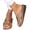 Brown, variant on Women Dressy Comfy Platform Casual Shoes Summer Beach Travel Slipper Flip Flops Brown 38
