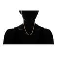 thumbnail image 4 of Jewelers 3MM Diamond-cut Rope Chain Necklace in 14K Solid Gold BOXED, 4 of 6
