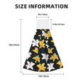 thumbnail image 3 of Wukai Lilies Flowers Print Kitchen Towels Quick Dry Washcloths, Coral Velvet Dishtowels Multipurpose Reusable Cloths, Soft Tea Absorbent Cleaning Cloths, 3 of 7