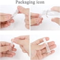 thumbnail image 5 of Juego de 50 botellas pulverizadoras de plástico transparente para perfumes y cosméticos, 5 of 5