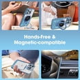 thumbnail image 5 of Magnetic Stand for iPhone 15 Pro Case [Compatible with Magsafe][Built-in Camera Lens Protector] Diamond Glitter Bling Cute Bumper Shockproof Slim Phone Case for Women Girls 6.1", Blue, 5 of 12