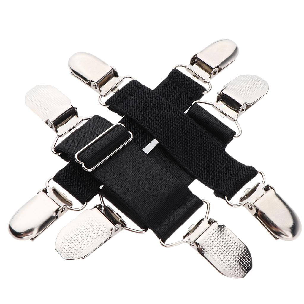 Details about   4Pcs Stretchy Stainless Steel Glove Mitten Clip Clasp Grip Non-slip Black 