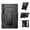 Black +Black, variant on For Lenovo TAB M10 Gen3 10.1inch Tablet Vertical 3in1 Tough Hybrid Kickstand - Black/Black