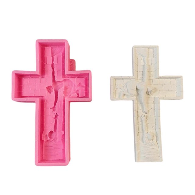 Creative Crosses Designs Sturdy Silicone Mould Portable Accessory for Craft Enthusiasts Home Decoration Projects