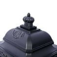 thumbnail image 5 of BARONAGE Large-Capacity Mailbox for Residential Use, Vintage Style Floor Letter Box，Garden Floor Safety Mailbox, Outdoor Rainproof Postbox Statue, Black, 5 of 7