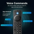 thumbnail image 3 of Replacement Voice TV Remote Compatible with AMZ Stick (4K, 4K Max, HD, Lite), TV Cube, Fit for Insignia, Toshiba Smart TVs, 3 of 4