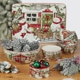 thumbnail image 7 of Certified International Holiday Magic Snowman 3-D Cookie Jar, 78 oz, Multicolor, 7 of 7