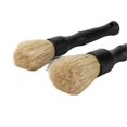 thumbnail image 3 of 2PCS Car Detailing Brush Dirt Dust Cleaning Tool Black for Trucks Motorcycles Bicycles, 3 of 5