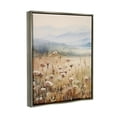 thumbnail image 4 of Stupell Industries Meadow with Foggy Mountains Landscape Painting Gray Floater Framed Canvas Art Print Wall Art, 25 x 31, 4 of 10