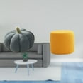 thumbnail image 2 of Cojín de calabaza de Halloween, reposapiés, otomano, terciopelo, taburete de sofá, taburete pequeño en forma de cubo, suave, cómodo, multiusos, adecua, 2 of 8