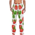 thumbnail image 2 of Cute Strawberry Ghost Pajama Pants, Men's Lounge Pants Light with Drawstring and Pockets, Christmas New Year Birthday Father's Day Gifts, 2 of 7