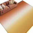 thumbnail image 2 of Gradient Orange Washable Living Room Rugs 6'x9', Modern Minimalist Yellow Orange Ocean Beach Low Pile Throw Large Area Rug Non-Slip Sturdy Edge Binding Carpet for Dining Room Kitchen Office, 2 of 9
