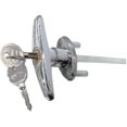 thumbnail image 1 of Garage Door Keyed T-handle Lock Kit With 2keys,universal Shed Door Lock T Handle, 1 of 5