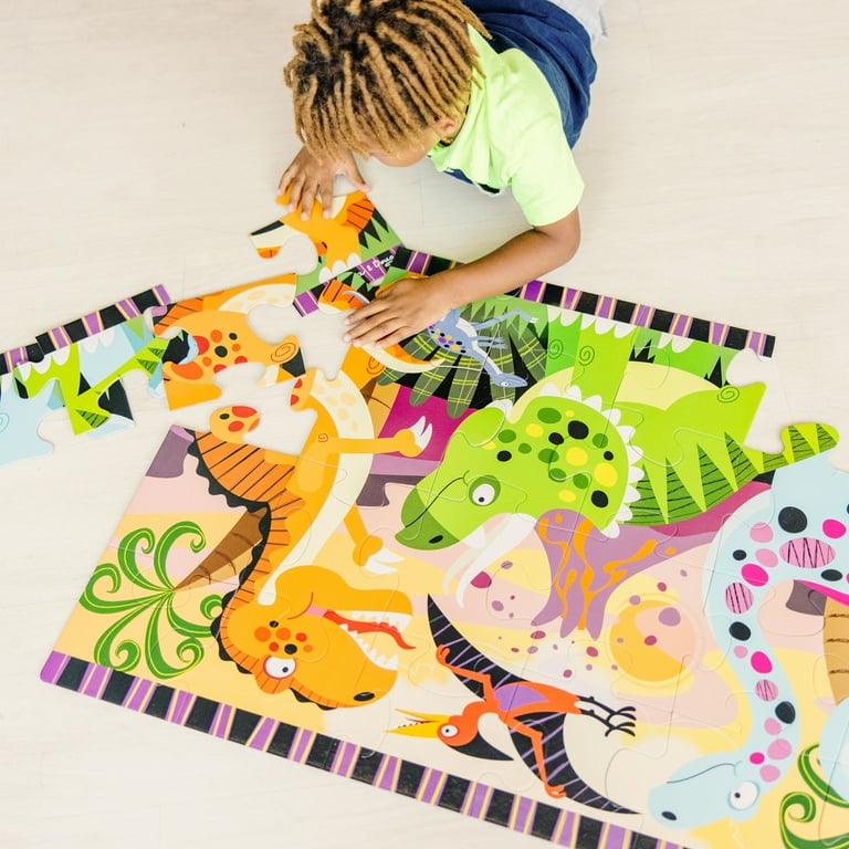 Dinosaurs at Play 2 x 24 pc Puzzle Dinosaurs at Play 2 x 24 pc Puzzle