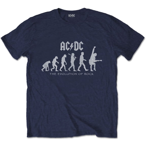 AC/DC Unisex T-Shirt Evolution of Rock (Small)