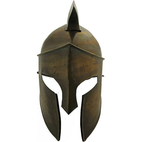 SZCO Battleworn Gladiator Helmet | Leather by Medieval Collectibles