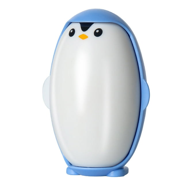 Catégorie de Produit Épilateur - Rouleau Adhésif Réutilisable en Forme de Pingouin pour Enlever les Poils d'Animaux et les Peluches, Rouleau Adhésif Lavable avec Design