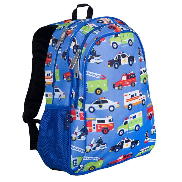 Wildkin Kids 15 Inch School and Travel Backpack for and Girls Blue) -