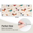 thumbnail image 5 of Dachshund Kitchen Rug Mat,Kitchen Runner Rugs Non Skid Washable,Decorative Kitchen Floor Mats for Kitchen,Sink,Laundry,17"X47", 5 of 5