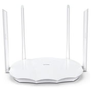 Tenda WiFi 6 AX3000 Smart WiFi Router, Dual Band Gigabit Wireless Internet Router RX9 (White)