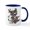 White/Navy Inside, variant on CafePress - Snoopy World's Best Dog Mom - 11 oz Ceramic Mug - Novelty Coffee Tea Cup