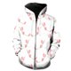 thumbnail image 1 of Sudadera con capucha y cremallera para hombre, diseño de flores de magnolia, divertida y genial, con estampado 3D extragrande, ideal para adolescentes, estilo hip hop, primavera y moda Harajuku., 1 of 6