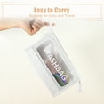 thumbnail image 2 of Unique Bargains Clear Letter Makeup Bags Transparent Toiletry Bag Waterproof Cosmetic Bags for Travel White Medium, 2 of 7