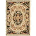 thumbnail image 3 of SAFAVIEH Savonnerie Carthach Floral Bordered Wool Area Rug, Ivory/Gold, 4' x 6', 3 of 6