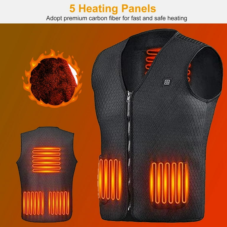 Heated Vest with 20000mAh Battery Pack, Heated Jacket for Men