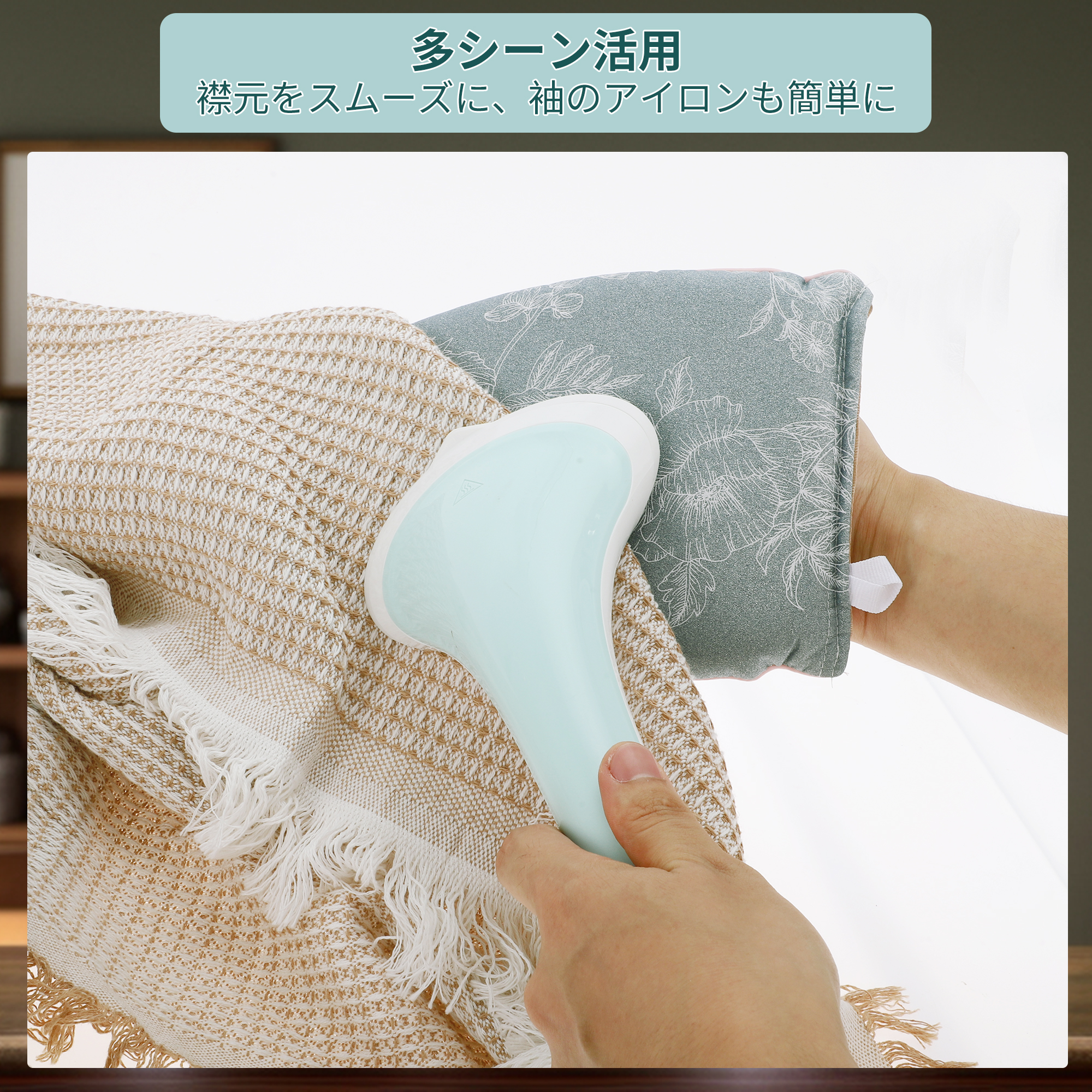 Unique Bargains Garment Steamer Ironing Anti Steam Heat Resistant Gloves Blue