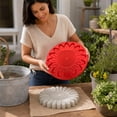 thumbnail image 5 of 15 Inch Reusable Flexible Sunflower Stepping Stone Mold, DIY Craft Concrete Cement Casting Mold for Garden Pathway & Lawn Decoration, Ideal for Home & Gardening Enthusiasts, 5 of 6