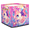 Multicolor 3, variant on CURLYOOT Chick Egg Yellow Cube Storage Bin, 13 x 13 x 13 Storage Cube Bins for Organizing, Fabric Foldable Baskets with Handles for Closet, Shelves, Clothes