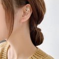 thumbnail image 3 of Women Ear Climber Lightning Crystal Snowflake Ear Wrap Crawler Leaf Ear Crawler, 3 of 10
