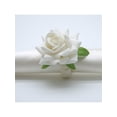 thumbnail image 3 of 6Pcs Flower Napkin Rings Rose Napkin Holder, Rose Napkin Rings Wedding Table Decorations for Ceremony Anniversary Proms, 3 of 11
