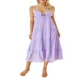 thumbnail image 1 of Solid Spaghetti Strap Midi Cami Dress for Women - Perfect for Parties and Beach, 1 of 9