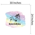 thumbnail image 4 of Animal Wall Decals for Children Bedroom - Horses on Multicolored Background Horse DIY & Creativity Boy Girl Bedroom Wall Sticker - Size: 30 In x 24 In, 4 of 5