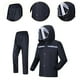 thumbnail image 2 of Traje de Lluvia Yinane Impermeable Reflectante con Capucha XXL, 2 of 8