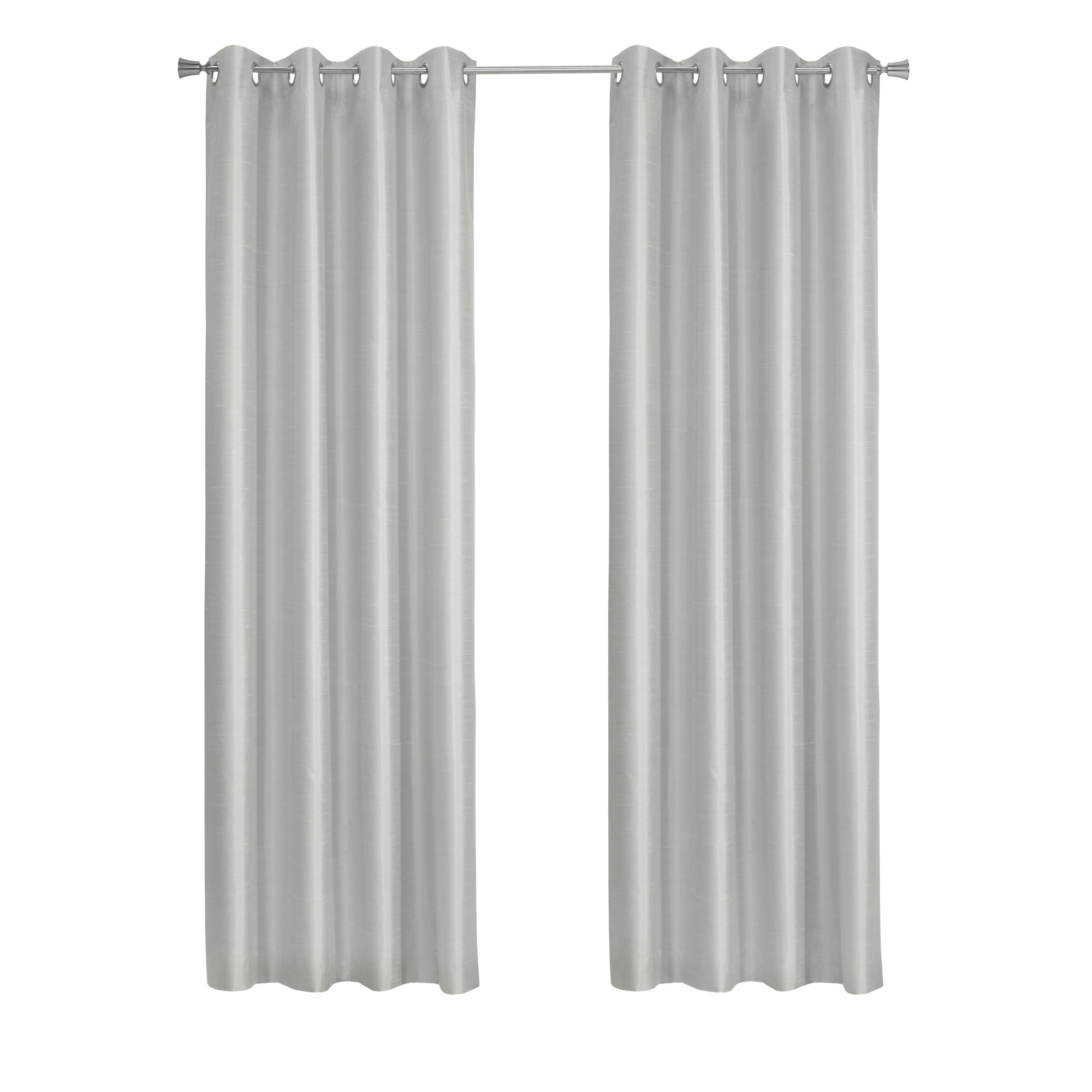 Loft Living Galiano Blackout Grommet Indoor Curtain 52 x 84 in Silver
