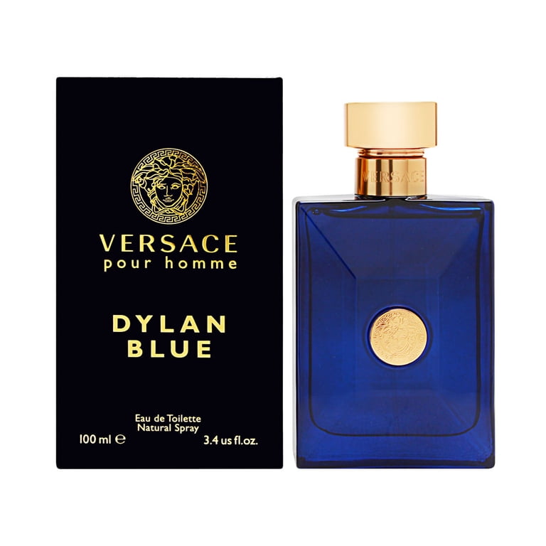 Versace Dylan Blue Eau De Toilette Spray for Men, 3.4 Oz Cologne