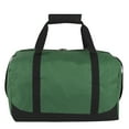 thumbnail image 2 of 30 Liter Capacity Unisex Duffle Bag with Velcro Closure Handle and Luggage Shoulder Strap for Gym, Travel and Commuting in Hunter Green, 2 of 6