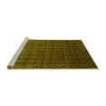 thumbnail image 2 of Ahgly Company Machine Washable Indoor Rectangle Abstract Yellow Contemporary Area Rugs, 7' x 10', 2 of 4