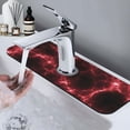 thumbnail image 7 of Kdxio Red Line Pattern Non-Slip Diatom Mud Faucet Drain Pad,Self Absorbent Mat for Kitchen Sink for Variety Kitchen & Bathroom Countertops, 7 of 7